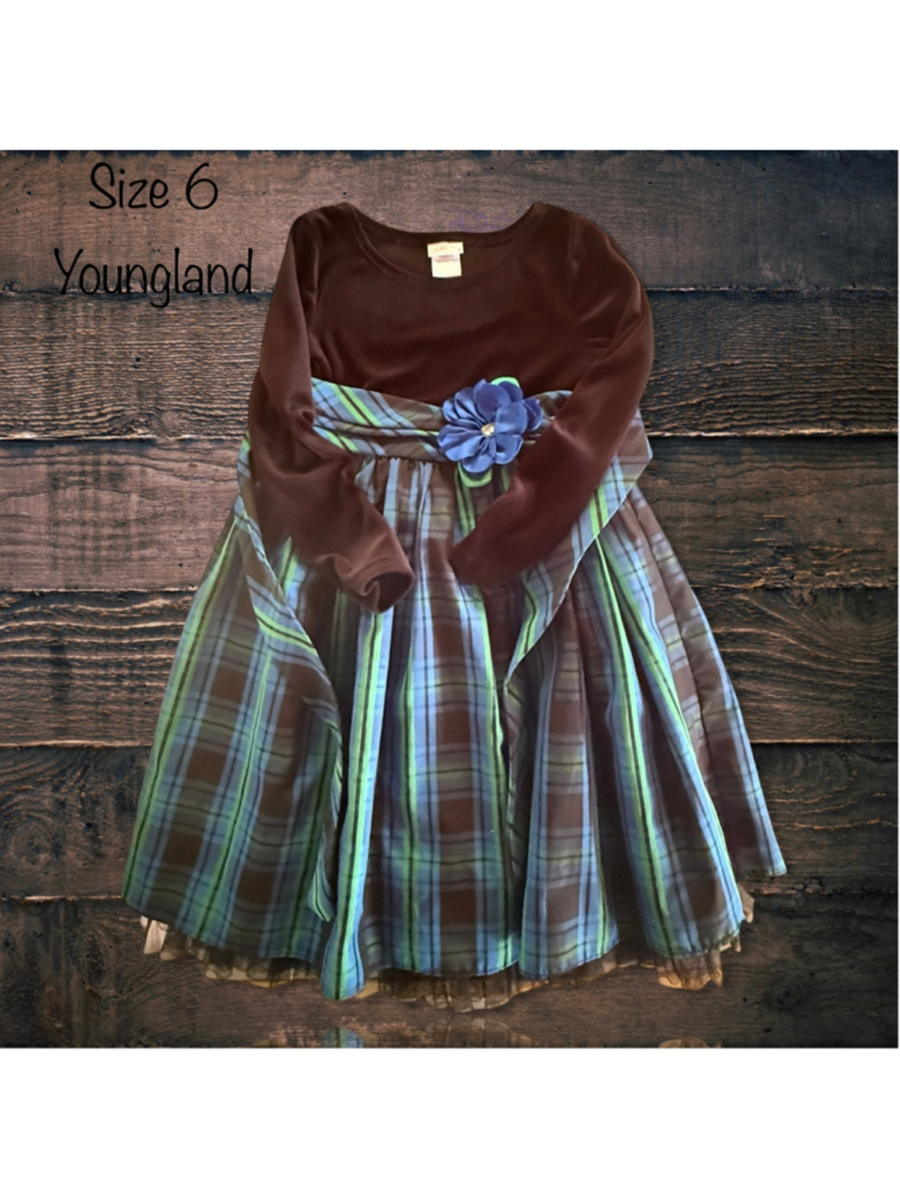 Size 6 Youngland Christmas Dress